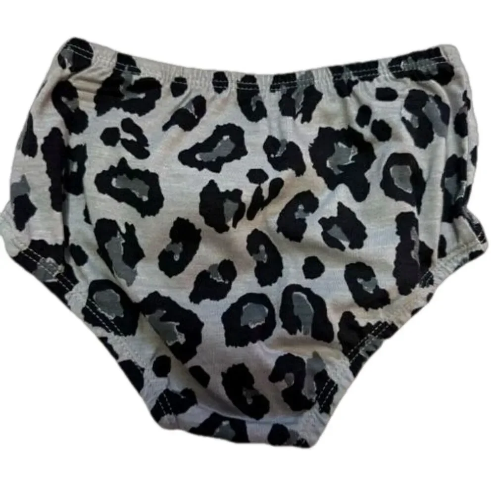 Wonder Nation Girls Leopard Print Long Sleeve Dress Diaper Cover Set 18M NWT